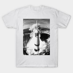 Launch of Apollo 11 mission on a Saturn V rocket (S375/0066) T-Shirt